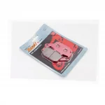 Гальмівні колодки (дискові) GEON Pantera 200 S/N; CR-6; TOSSA; ISSEN, к-кт, червоні, ЗЧ-МОТО, YQ-359370