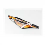 X-Road Light 200-250 Пластик-задний боковой левый, чёрный с оранжево-жёлтым рисунком, GEON, YQ-359400