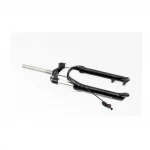 Вилка 26" амортизационная, без резьбы 1-1/8" (28,6мм), шток 240мм, с ходом 100мм, Disk-brake, пружинно-масляная, выносной Lockout,