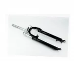 Вилка 26" амортизационная, с резьбой 1" (25,4мм), шток 190мм, с ходом 60мм, V/Disk-brake, чёрная, ВЕЛОЗАПЧАСТИНИ, YQ-412211