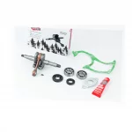 Коленвал 4500/5200, шатун жёлтый + подшипники 6202-2шт + сальники (15x35x5 + 15x28x5) + прокладка + герметик, металлическая