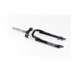 Вилка 27,5" амортизационная, без резьбы 1-1/8" (28,6мм), шток 210мм, с ходом 100мм, Disk-brake, M Lockout, чёрная ES-246- MLO,