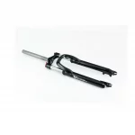 Вилка 27,5" амортизационная, без резьбы 1-1/8" (28,6мм), шток 240мм, с ходом 100мм, Disk-brake, M Lockout, чёрная ES-246- MLO,