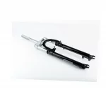 Вилка 28" амортизационная, с резьбой 1" (25,4мм), шток 190мм, с ходом 60мм, V/Disk-brake, чёрная, ВЕЛОЗАПЧАСТИНИ, YQ-412252