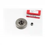 Тарелка сцепления "звезда" 3/8-6 + подшипник Partner-350/351/352/371/372, Husqvarna-235/236/240, OLEO MAC-936-937-940-941,