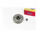 Тарілка зчеплення "зірка" 3/8-7 Husqvarna-365/371/372, JONSERED-CS2165/2171/2172 + підшипник, Б/П-HUSQWARNA, YQ-204420