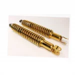 Амортизатор задний GY6/Honda-335мм*D-50мм (втулка 10мм / вилка 8мм), золотистый к-кт 2шт, ЗЧ-СКУТЕР, YQ-317138