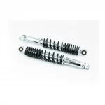 Амортизатор задний GY6/Honda-335мм*D-50мм (втулка 10мм / вилка 8мм), регулир., чёрный к-кт 2шт, ЗЧ-СКУТЕР, YQ-328016