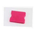 Фильтр воздушный-элемент квадратный, поролон, две выборки, с пропиткой, красный, ТРИМЕР, YQ-202442