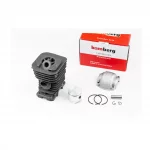 Циліндр, к-кт (цпг) мод.137 38мм (палець 10мм), чорний + піддон, Б/П-HUSQWARNA, YQ-204409