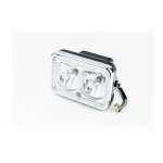 Фара передняя в сборе ДВОЙНАЯ (без фишки), DELTA, YQ-357430