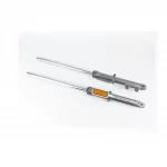 Вилка передняя (перья) лев., прав., к-кт 2шт, (диск.торм.) 715мм, тёмно-серые (без гофры), Viper-125-150J, YQ-356262