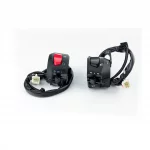 Блок кнопок на кермі лівий+правий (під трос дроселя), пара, LIFAN LF175-10M SR200, ЗЧ-МОТО, YQ-351535