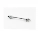 Вісь передня ХВЗ М8х140мм, кріпл. гайка, хром, ВЕЛОЗАПЧАСТИНИ, YQ-406260