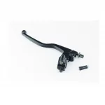 Важіль керма лівий (зчеплення), кріплення+жабка, під дзеркало M10, МОТО, чорний, ЗЧ-МОТО, YQ-351780