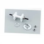 Втулка задняя FIX алюминиевая 14Gx36H с фиксированной передачей 18Т, резьба Flip-Flop, 2 пром-подшипники 6000 2RS, крепл. гайка,