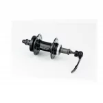 Втулка задняя MTB алюминиевая 14Gx32H под вольнобег, Disk-brake, 2 пром-подшипники 6000 2RS, крепл. эксцентрик, чёрная D242SBT,