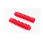 Гофра вилки передней, d-30/50; L-200мм к-кт 2шт, красный, ЗЧ-МОТО, YQ-321764