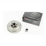 Тарелка сцепления "звезда" 3/8-6 + подшипник Partner-350/351/352/371/372, Husqvarna-235/236/240, OLEO MAC-936-937-940-941,