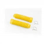 Гофра вилки передней 190мм d-30/45мм; к-кт 2шт, жёлтый, ЗЧ-МОТО, YQ-351563