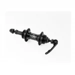 Втулка задняя MTB алюминиевая 14Gx36H под вольнобег, Disk-brake (резьба), 2 пром-подшипники 6200 2RS, крепл. эксцентрик, чёрная