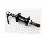 Втулка задняя MTB алюминиевая 14Gx36H под вольнобег, V-brake, крепл. эксцентрик, чёрная KT-A12R, ВЕЛОЗАПЧАСТИНИ, YQ-406126