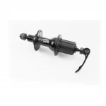 Втулка задняя ROAD алюминиевая 14Gx32H под кассету 8-11зв, V-brake, 2 пром-подшипники 6200 2RS, крепл. эксцентрик, чёрная RH-285,