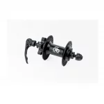 Втулка передняя MTB алюминиевая 14Gx36H, Disk-brake, 2 пром-подшипники 6200 2RS, крепл. эксцентрик, чёрная U-B12FQR,