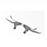 Тормозные ручки с резиновыми вставками, чёрные Т4 (электросамокат), ЗЧ-ЕЛЕКТРО техніка, YQ-410105