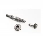 Вал редуктора нижнего + шестерня 2шт 7T, к-кт 3шт, ТРИМЕР, YQ-202142