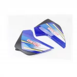 Пластик-боковой средний лев., прав. к-кт 2шт, синий (с рисунком), Viper-125-150J, YQ-356225