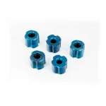 Втулка в трубу, D-26мм (d-8мм D-23,5мм H-20мм), к-кт 5шт силиконовые, синие, ТРИМЕР, YQ-213917