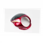 Пластик-обтекатель фары круглой+ветровик, красный, Viper-125-150J, YQ-321540