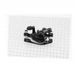 Гальмівний супорт передній (F160/R140мм), чорний, ВЕЛОЗАПЧАСТИНИ, YQ-411524