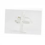 Флягодержатель пластиковый универсальный, крепл. эксцентрик, белый BC-105C, ВЕЛОАКСЕСУАРИ, YQ-409075