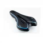 Сиденье MTB 270x160мм, чёрно-синее "GEL", ВЕЛОЗАПЧАСТИНИ, YQ-411871