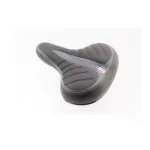 Сиденье ХВЗ 245x210мм, чёрно-серое HBAZ-5555, ВЕЛОЗАПЧАСТИНИ, YQ-412010