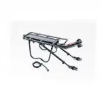 Багажник 24-29" алюминиевый, регулируемое крепление за трубу сидения, под Disk-brake, чёрный HS-022B, ВЕЛОАКСЕСУАРИ, YQ-409848