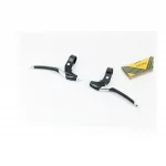 Гальмівні ручки з гумовими вставками, алюмінієві, чорно-сірі HJ-330AD, ВЕЛОЗАПЧАСТИНИ, YQ-411187