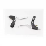 Гальмівні ручки, алюмінієві, чорно-сірі BL-232, ВЕЛОЗАПЧАСТИНИ, YQ-411425