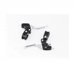 Гальмівні ручки, пластмасово-алюмінієві, чорно-сірі, ВЕЛОЗАПЧАСТИНИ, YQ-412474