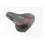 Сиденье ХВЗ 265x195мм с фонарем, чёрно-красное AZ-449BE-2N, ВЕЛОЗАПЧАСТИНИ, YQ-411963