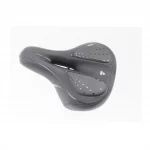 Сиденье ХВЗ 270x185мм с гелевыми вставками, чёрное, ВЕЛОЗАПЧАСТИНИ, YQ-411529