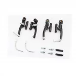 Гальмо V-brake 110мм (2 колеса), алюмінієве, чорне 935AE, ВЕЛОЗАПЧАСТИНИ, YQ-411973