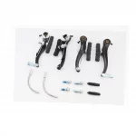 Гальмо V-brake 110мм (2 колеса), алюмінієве, чорне AR-Т210DG, ВЕЛОЗАПЧАСТИНИ, YQ-411214