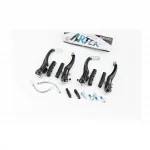 Гальмо V-brake 110мм (2 колеса), алюмінієве, чорне MV993DG, ВЕЛОЗАПЧАСТИНИ, YQ-406076