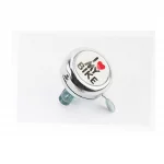 Дзвінок механічний "I love my Bike", хром, ВЕЛОАКСЕСУАРИ, YQ-409271