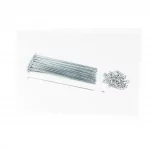 Спица 13Gx232мм (100шт к-кт), хром, ВЕЛОЗАПЧАСТИНИ, YQ-412454