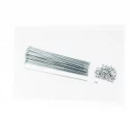 Спица 13Gx246мм (100шт к-кт), хром, ВЕЛОЗАПЧАСТИНИ, YQ-412456