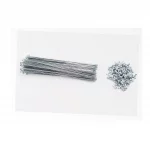 Спица 14Gx190мм (100шт к-кт), хром, ВЕЛОЗАПЧАСТИНИ, YQ-403899